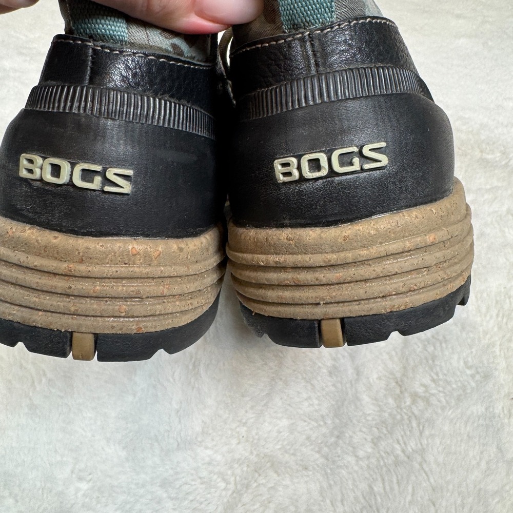 BOGS Hiking Boots Osmosis Navy Blue Fabric Lace Up Sneakers Shoe Women Size US 7 - Picture 6 of 13